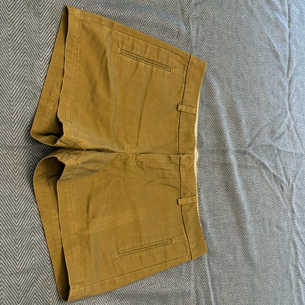 Olive green shorts